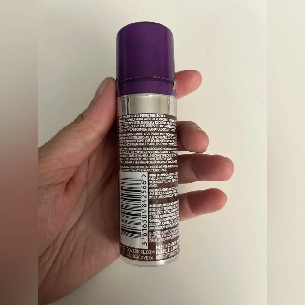 Covergirl simply ageless skin perfector essence hydro fresh tint